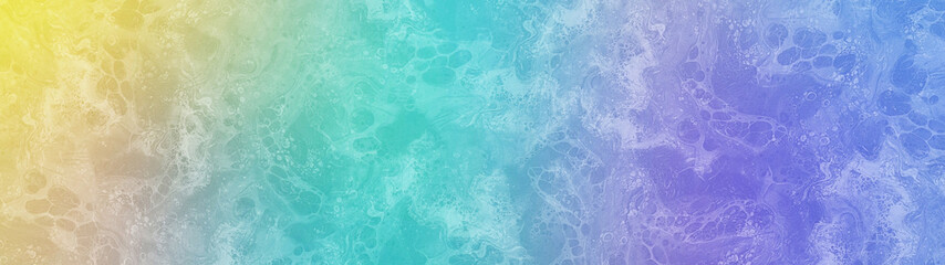 Fototapeta na wymiar Creative Abstract Blue Turquoise Texture Panorama Wide Abstract Background