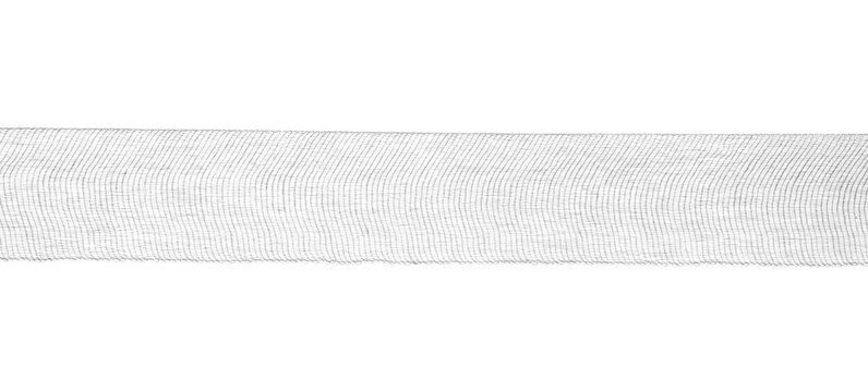 Medical bandage isolated on white, clipping