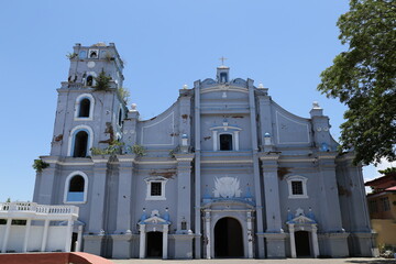 St. Nikolaus von Tolentino Kirche in San Nicolas, Provinz Ilocos Nord, Philippinen