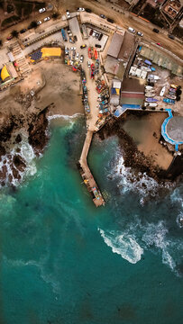 Caleta pesquera de El Quisco, Chile. 🇨🇱