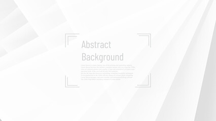 modern abstract white shape with shadow design light tone graphic background