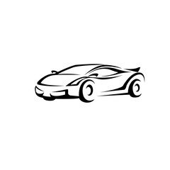 car icon logo vector design