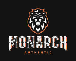 Lion modern logo, emblem design editable for your business. Leo vector illustration.