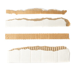 Cardboard, Carton, Ripped Kraft Paper, Wrapping Piece