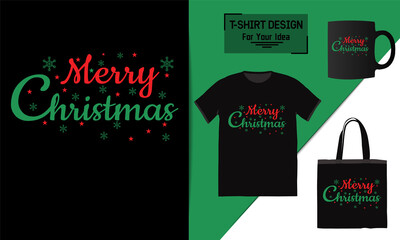 Merry Christmas text  Vector T-shirt Design colorful text  celebration sign for winter holiday design, postcard, t-shirt