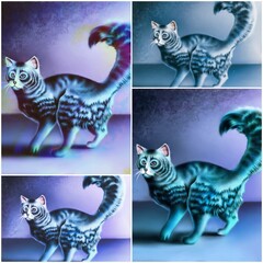 set of cats 02