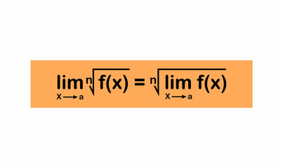 Root law for limits in mathematics
