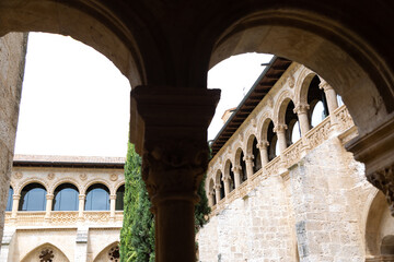 Cloister of the monastery of Valbuena de Duero, Valladolid