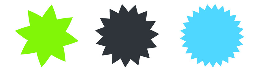 Fototapeta premium Flower Badge Abstract Background icon