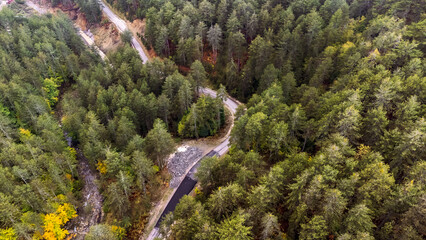 river in the mountains