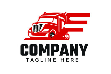 Truck logo illustration
