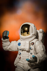 retrato de astronauta para la divulgación científica