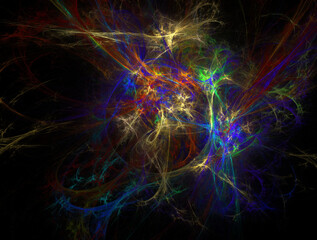 Imaginatory fractal abstract background Image