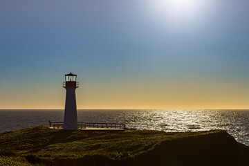 phare coucher de soleil