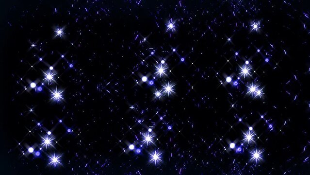 abstract lines shape colorful flashing light dots, black background