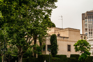 Fototapeta na wymiar View on a house in Valencia, Spain
