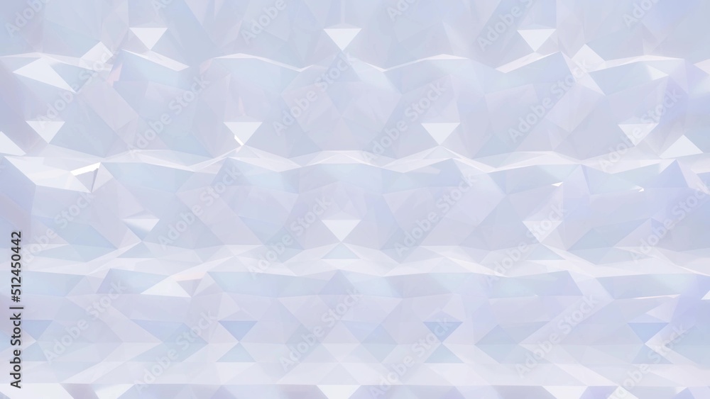 Poster stylish creative abstract white low poly background. abstract waves on glossy surface. simple minima