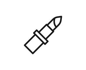 Beauty line icon on white background