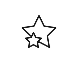 Obraz premium Black line icon on white background