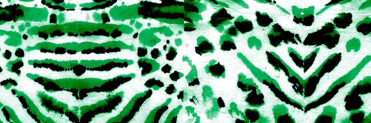 Animal Acrylic Background. Mint Camouflage. Dark