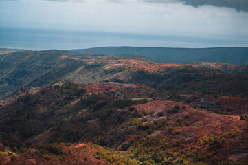 landscape in the mountains