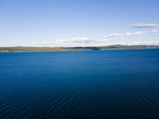 Aerial view of Iskar Reservoir, Bulgaria