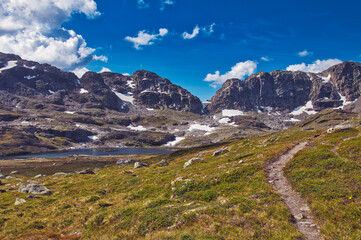 Mountain Pass, Hallingskarvet NP, Norway