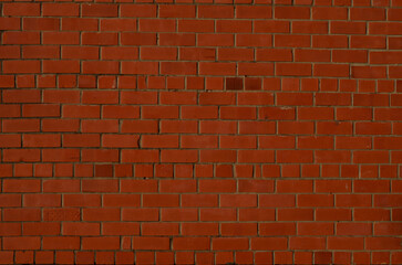 red brick wall for background