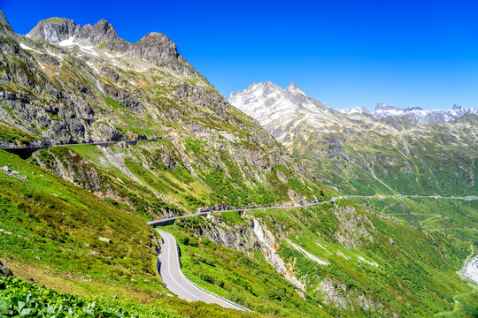Sustenpass in den Schweizer Alpen 