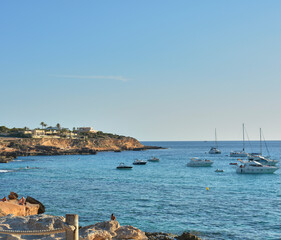 Fototapeta na wymiar Mar de Ibiza Espanha