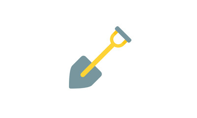 spade color icon. Isolated vector illustration