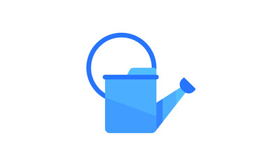 watering can color icon. Isolated vector illustration