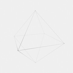 Abstract sphere geometric connect lines and dots.
