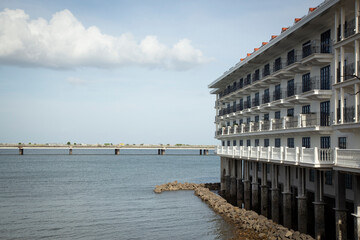 Cinta Costera building and ocean view Panama City