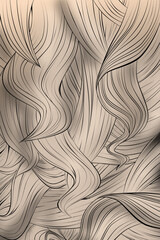 abstract long hair background