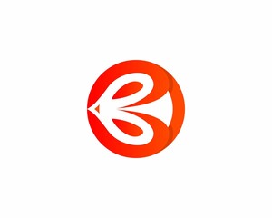 Logo B for butterfly design
