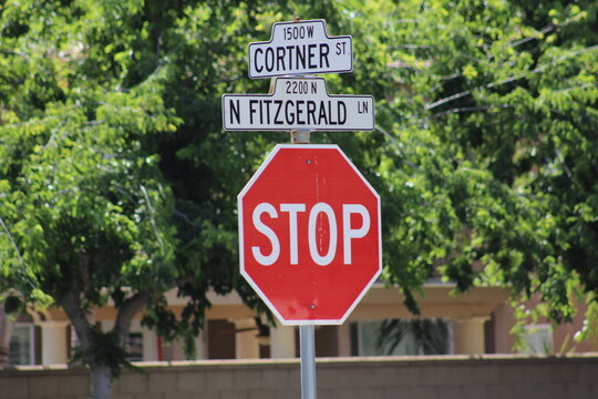 Stop Sign, Cortner, and Fitzgerald