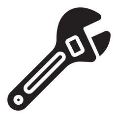 wrench glyph icon