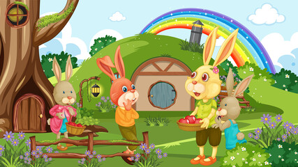 Rabbit at hobbit house