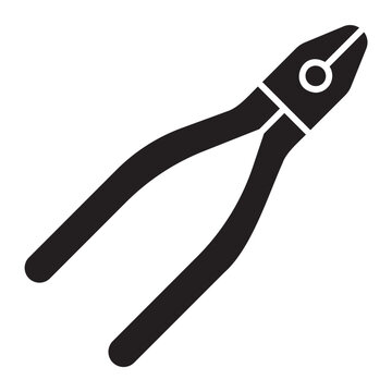 Pliers Glyph Icon