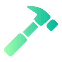 hammer gradient icon