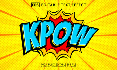 Kpow editable text effect