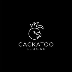 Cackatoo logo design icon template