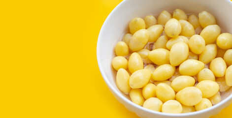 Ginkgo nut in syrup, Asian dessert
