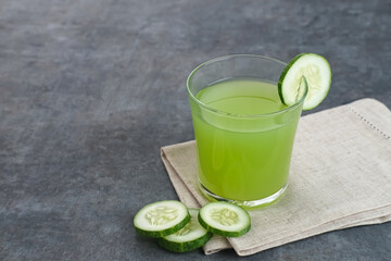 Cucumber Juice, A glass of fresh cucumber juice. Cold Pressed Juice
