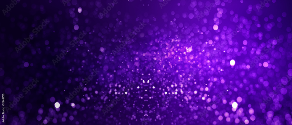 Wall mural bokeh purple proton