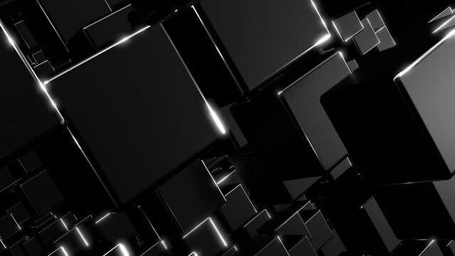 キューブ ビジネス VJ 高級 シック 白黒 [ループ対応] [別Verあり]