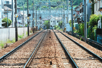 Fototapeta premium 線路の風景