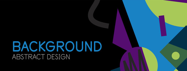 Abstract background with blocks, lines, geometric shapes. Techno or business concept for wallpaper, banner, background, landing page