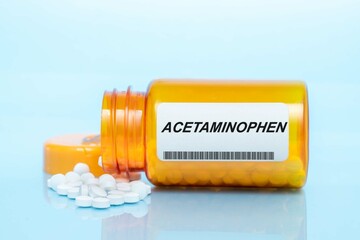 Acetaminophen Drug In Prescription Medication  Pills Bottle - 512490834